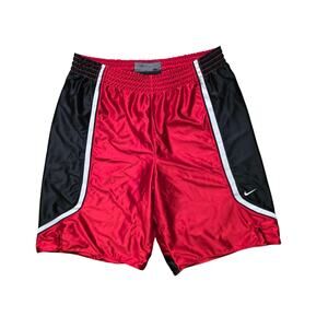 Nike Vintage Dazzle Basketball Shorts Men’s M Red Silky Shiny Satin